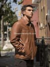 Cowhide Western Brown Leather Jacket