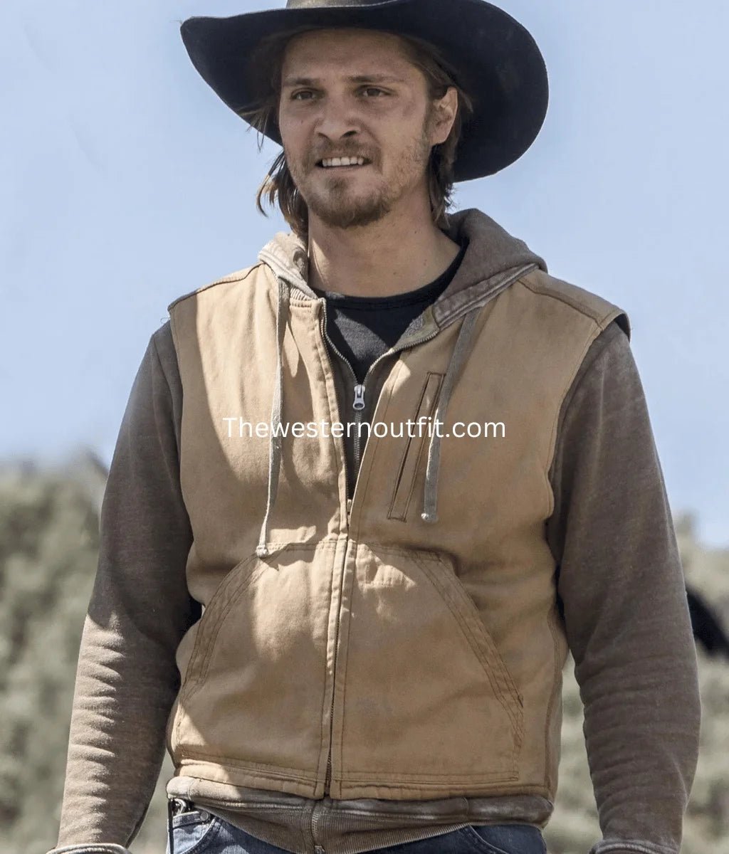 Kayce Dutton Western Style Cotton Vest - Image 6