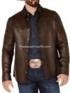Class Smith Western Men's Leather Jacket