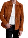 Gabriel Brown Suede Leather Jacket