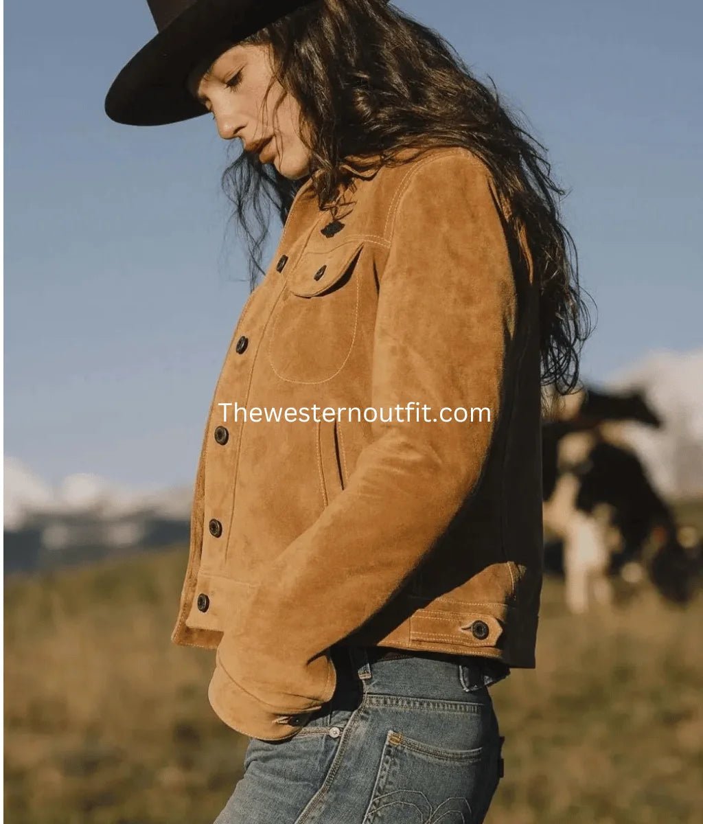 Gold Bison™ Women’s Western Suede Jacket