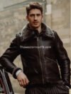 Aviator B3 Men’s Black Shearling Jacket Warm And Stylish