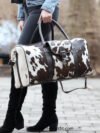Genuine Duffle Bag Cowhide leather