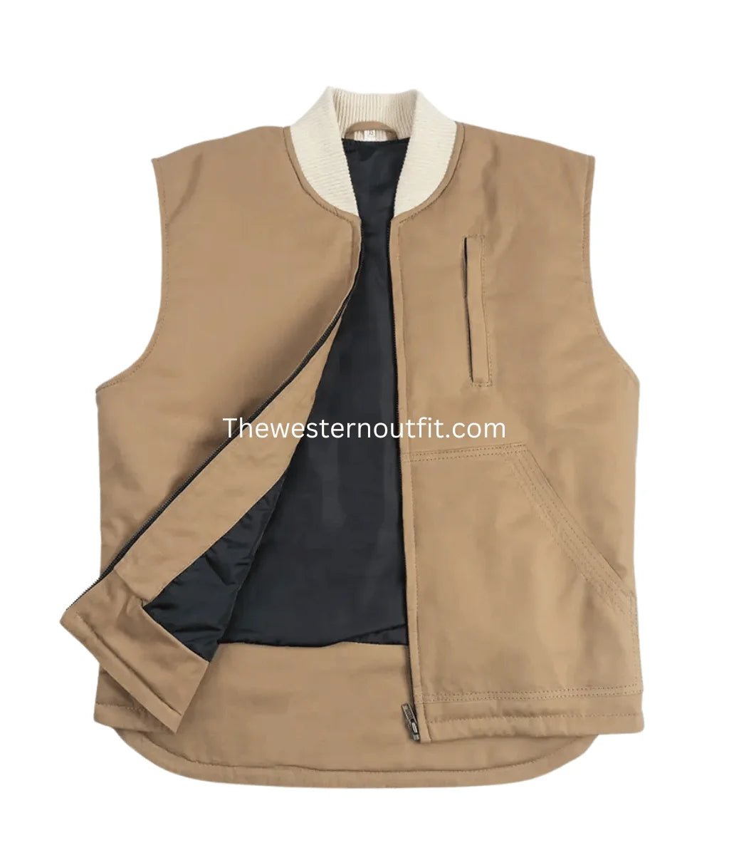 Kayce Dutton Western Style Cotton Vest - Image 5