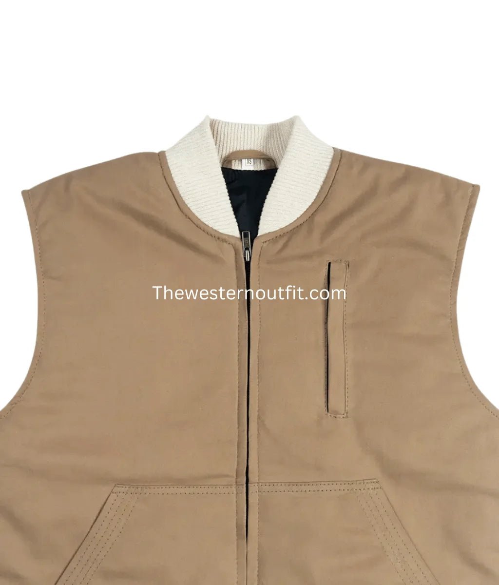 Kayce Dutton Western Style Cotton Vest - Image 3