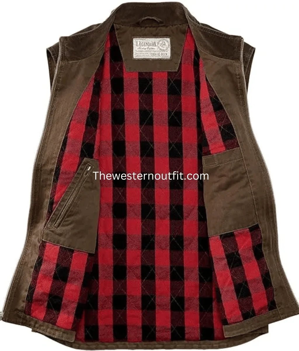 Men’s Classic Tough Buck Western Vest - Image 4