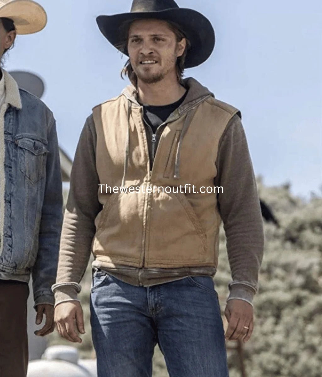 Kayce Dutton Western Style Cotton Vest - Image 2