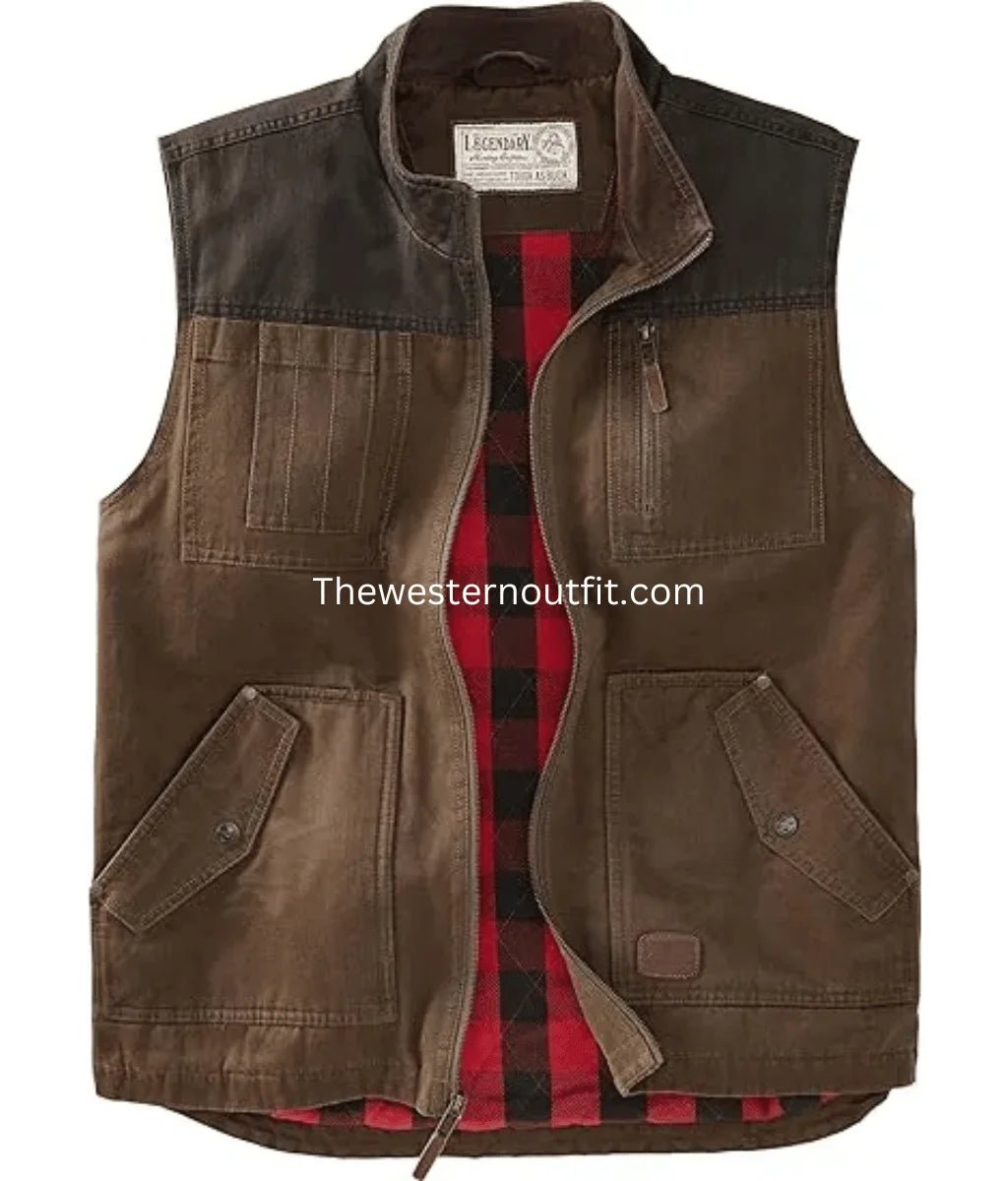 Men’s Classic Tough Buck Western Vest - Image 5