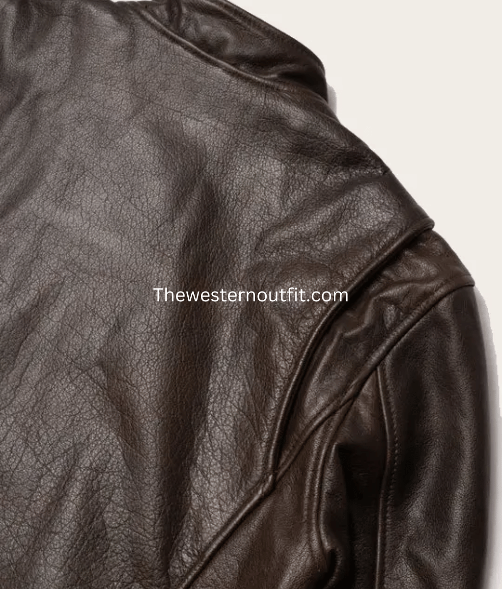 Bandera Edition Brown Leather Rider Jacket for Men - Image 6