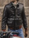 Men’s A-2 Leather Brown Flight Jacket Premium Quality