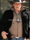 John Dutton Black Bomber Cotton Jacket