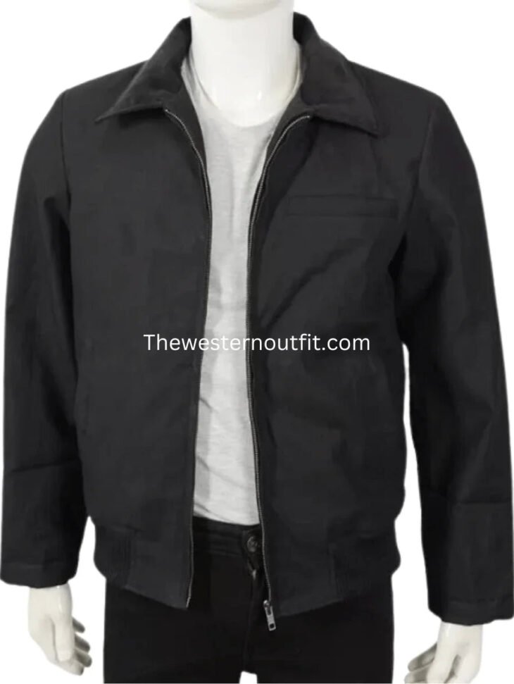 John Dutton Black Cotton Jacket