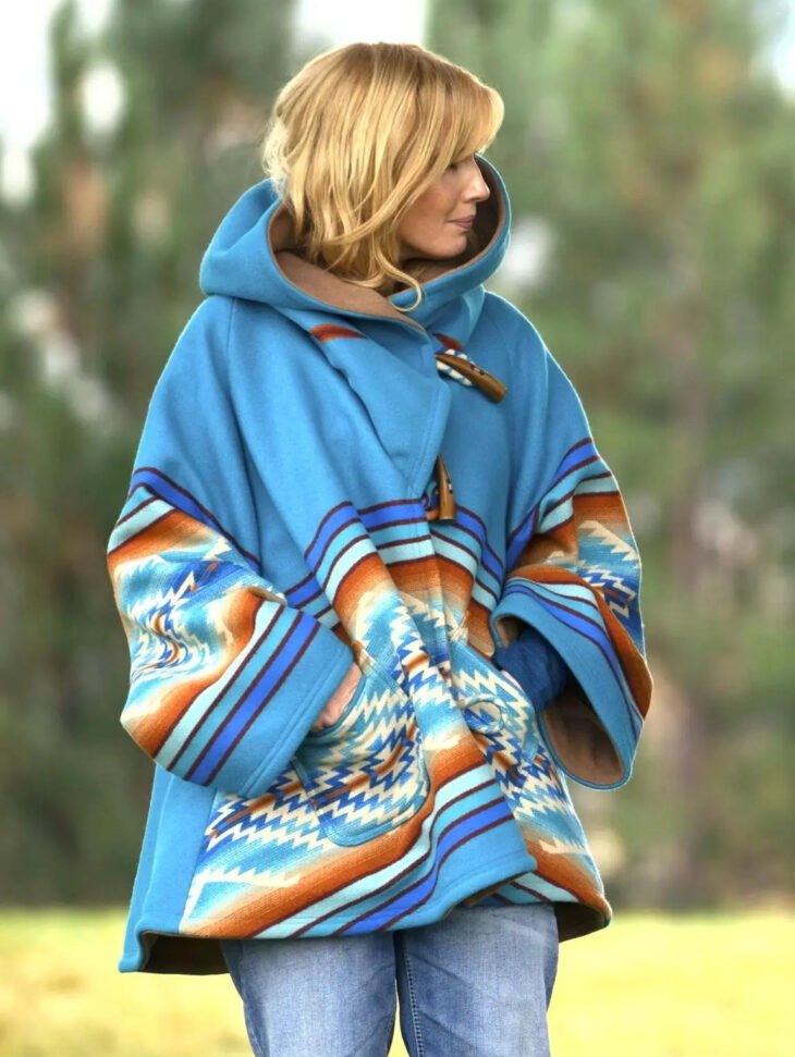 Kelly Reilly Beth Dutton Blue Coat