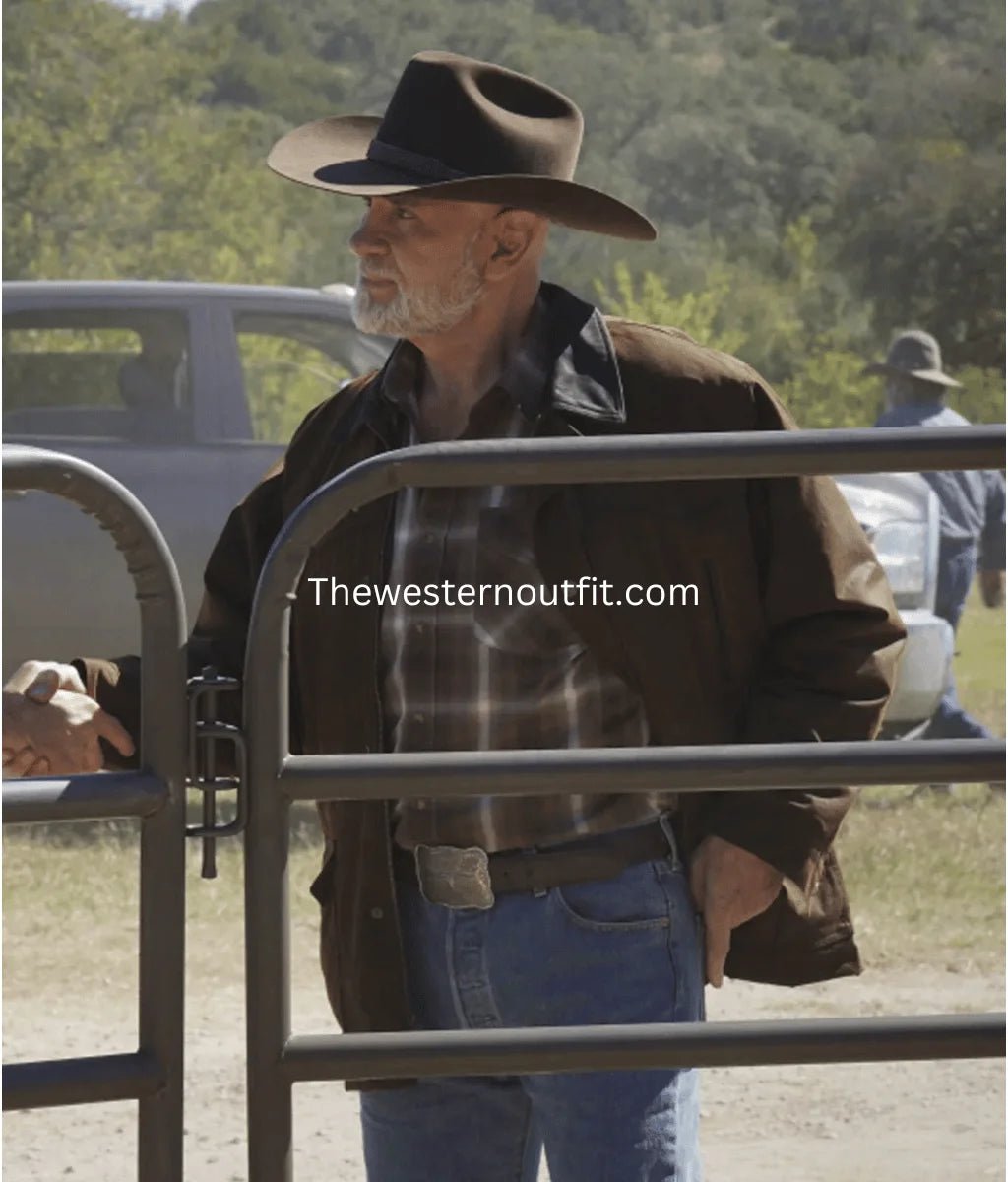 Mitch Pileggi Walker 2021 Brown Cotton Jacket