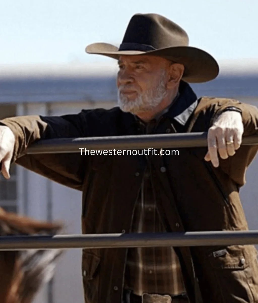 Mitch Pileggi Walker Brown Cotton Jacket