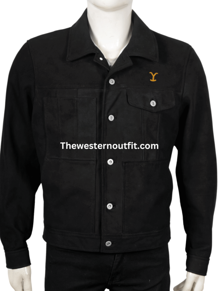 Rip Wheeler Cotton Black Jacket Yellowstone