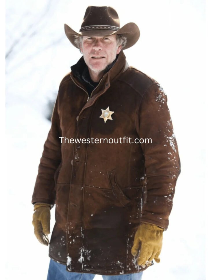 Robert Taylor Walt Longmire Brown Jacket